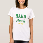 ハーンホーク高校ドイツTシャツグリーン金ゴールド Tシャツ<br><div class="desc">ハーンアメリカン高校のミョウバンによって設計されたこのティーは、グリーンと金ゴールドに対する継続的な愛を表示するために衣服。</div>