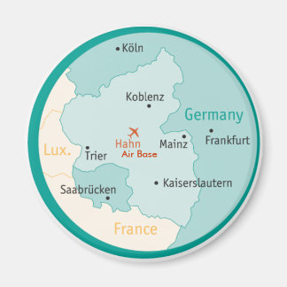 ハーンAB磁石を示す地図 マグネット