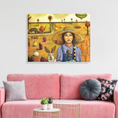 ハーヴィーと偏心農家 キャンバスプリント (インサイチュ (リビング))