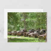 ハーヴェイズヒストリックトラックディスプレイ-クロフォードビルFL ポストカード (正面/裏面)