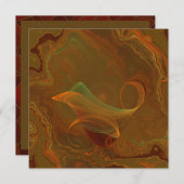 ハーヴェスティーニファエリーマルティーニアート 招待状 (正面/裏面)