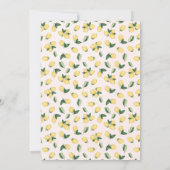 ハー メイン スクイーズ バブルズ & ブリュー ピンク ブライダル シャワー 招待状 (裏面)