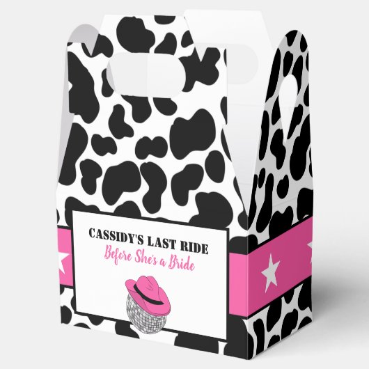 ハー・ラスト・ライド ディスコカウガール ブライズビー バチェロレッテパーティー フェイバーボックス (オープン)