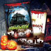 ハ不気味ウス幽霊のよく出るアンドパンプキンスハローウィンパーティ 招待状