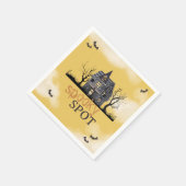 ハ不気味ウス幽霊のよく出るハローウィンパーティペーパーナプキン スタンダードカクテルナプキン (角)