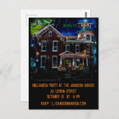 ハ不気味ス幽霊のよく出るビクトリアンハローウィンパーティInv ポストカード (正面/裏面)