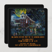 ハ不気味ス幽霊のよく出るビクトリアンハローウィンパーティInv 招待状 (正面/裏面)