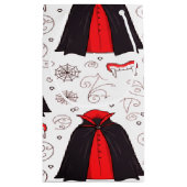 ハ不気味ロミニマルウィーン用ドラキュラ スモールペーパーバッグ (裏面)