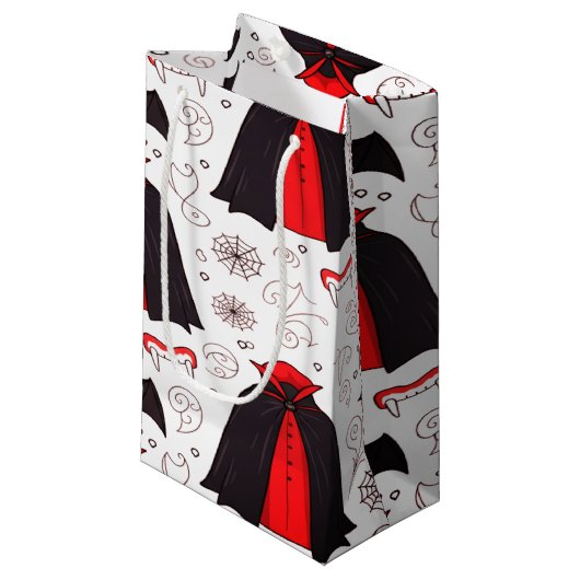 ハ不気味ロミニマルウィーン用ドラキュラ スモールペーパーバッグ (正面アングル)