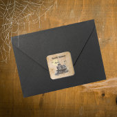 ハ不気味ロ幽霊のよく出るウィーンこうもり スクエアシール