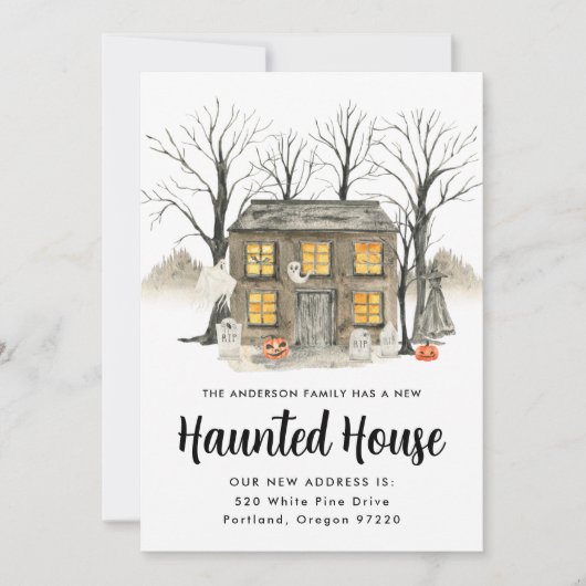 ハ不気味ロ幽霊のよく出るウィーンの動き発表 案内状 (正面)