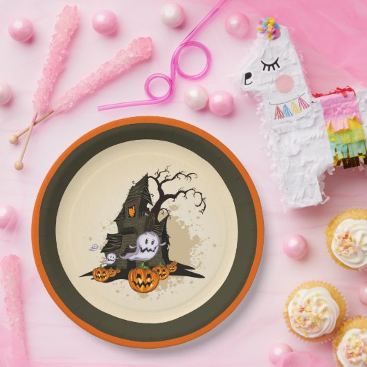 ハ不気味ロ幽霊のよく出るウィーン ペーパープレート (パーティー)