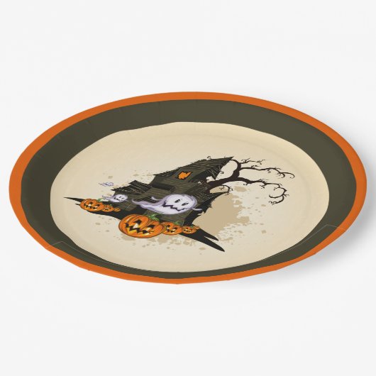 ハ不気味ロ幽霊のよく出るウィーン ペーパープレート (アングル)