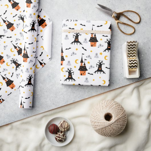 ハ不気味ロ幽霊のよく出るウィーン ラッピングペーパー (クラフト)