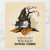 ハ不気味ロ幽霊のよく出るウィーン ワインラベル (シングルラベル)