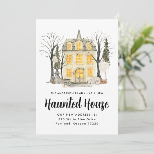 ハ不気味幽霊のよく出るロウィーンムービング 案内状 (スタンド正面)