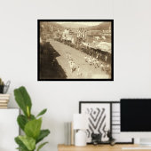 ハ中国のブ・アンド・ハブ・レース・デッドウッドSD 1888 ポスター (ホームオフィス)