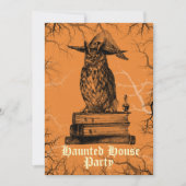 ハ幽霊のよく出るウスパーティーフクロウスプーキン 招待状 (正面)
