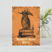 ハ幽霊のよく出るウスパーティーフクロウスプーキン 招待状 (スタンド正面)