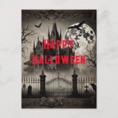 ハ幽霊のよく出るウスビクトリアンヴィンテージハローウィンパーティ ポストカード (正面)