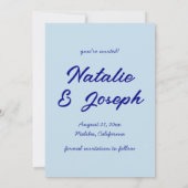 ハ書インカラフルモダンレトロ結婚ズ セーブザデート (裏面)