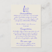 ハ書ンドブ描ルーレトロ結婚ズ詳細 エンクロージャーカード (正面)