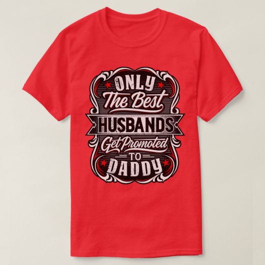 ハ最高のスがパパに昇進する Tシャツ (デザイン正面)