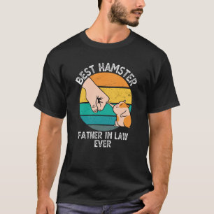 ハ最高のムスターの持ち主の贈おもしろいり物の義父 Tシャツ