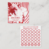 ハ熱狂するズキの切手 ロイヤリティカード (正面/裏面)