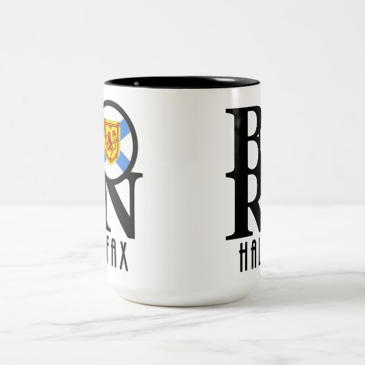 ハ生まれリファックスノバスコシア15oz ツートーンマグカップ (中央)