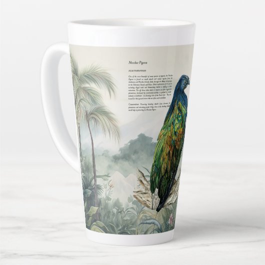 ハ素晴らしンドニ色彩の鮮やかコバールピジョンラテマグ カフェラテマグ (左アングル)