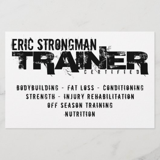 ハ素朴ードコアホワイト チラシ (正面)