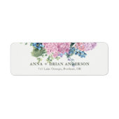 ハ絵を描イジラ結婚ニア差出人住所 ラベル (正面)