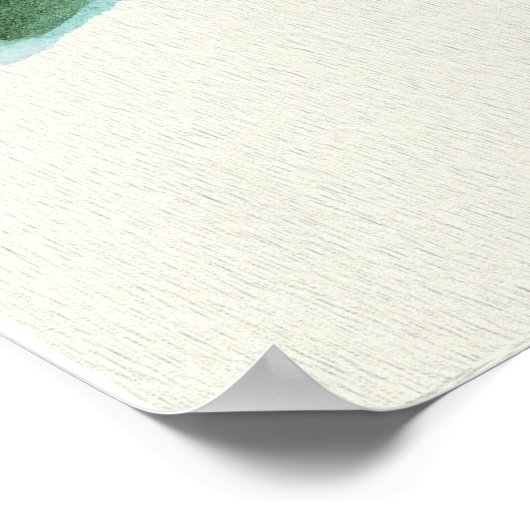 ハ絵を描イツジ ポスター (角)