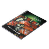 ハ虫類の恋人のミルクヘビのため ノートブック (左側)