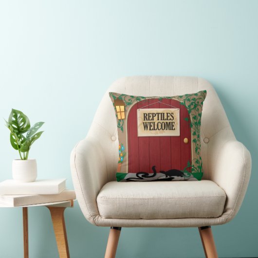 ハ虫類の歓迎 クッション (椅子)