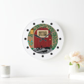 ハ虫類の歓迎 ラージ壁時計 (ホーム)