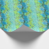 ハ虫類の皮のヘビパターン ラッピングペーパー (角)