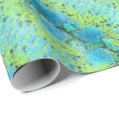 ハ虫類の皮のヘビパターン ラッピングペーパー (ロールコーナー)