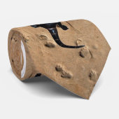ハ虫類のTrackwayの二畳紀の男性タイ ネクタイ (ロール)