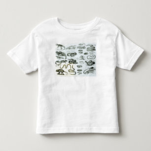 ハ虫類、蛇およびトカゲ トドラーTシャツ