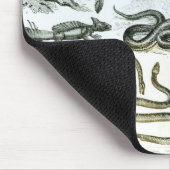 ハ虫類、蛇およびトカゲ マウスパッド (コーナー)