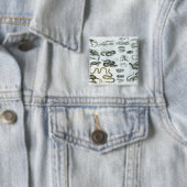 ハ虫類、蛇およびトカゲ 缶バッジ (インサイチュ)