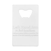 ハ離れンダー クレジットカード栓抜き (裏面)