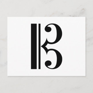 ハ音記号 ポストカード