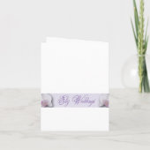 ハ鳥の楽園　あなたは私の ノートカードになりますか 招待状 (裏面)