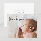 バジェット フォト シック サンクス スクリプト ベイビー ボーイ (正面/裏面)