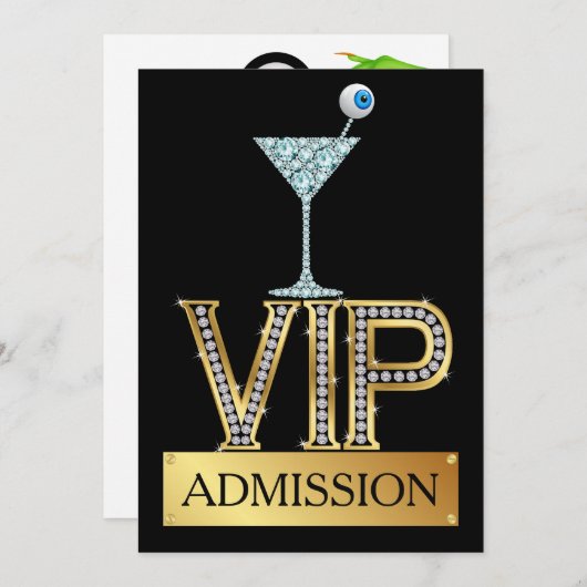 ハ>ロウィンVIP招待状特別ご招待 招待状 (正面/裏面)