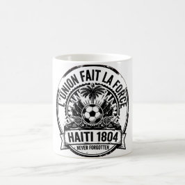 ハ Haitian 国章 ヴィンテージ アート コーヒーマグカップ