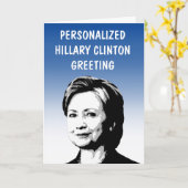 ハillary Clinton 専用のグリーティングカード カード (黄色い花)